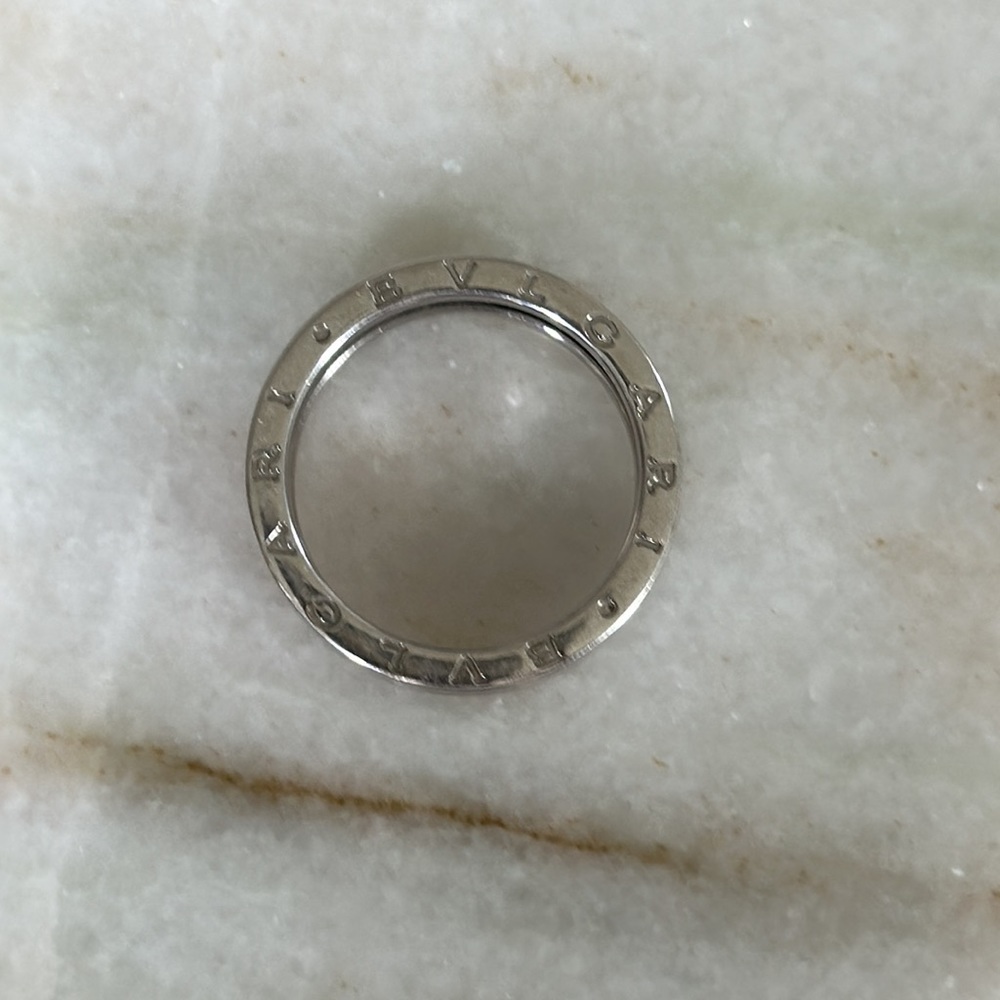 Bulgari Men’s B.Zero1 ring in White Gold
